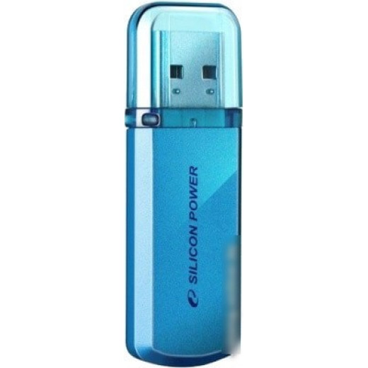 Флеш Диск Silicon Power 16Gb Helios 101 SP016GBUF2101V1B USB2.0 синий