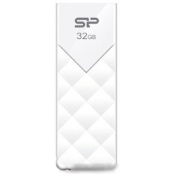 Флеш Диск Silicon Power 32Gb Ultima U03 SP032GBUF2U03V1W USB2.0 белый