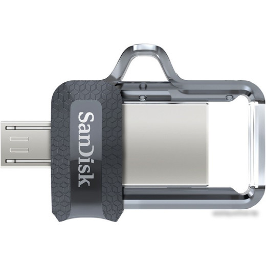 Флеш Диск Sandisk 64Gb Ultra Dual SDDD3-064G-G46 USB3.1 черный