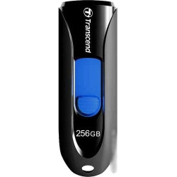 Флеш Диск Transcend 256Gb Jetflash 790 TS256GJF790K USB3.0 черный/синий