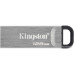Флеш Диск Kingston 128Gb DataTraveler Kyson DTKN/128GB USB3.1 серебристый/черный