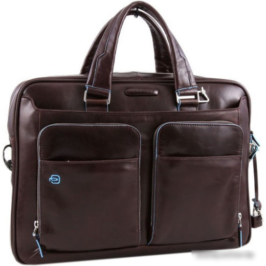 Сумка Piquadro Blue Square CA2849B2/MO коричневый натур.кожа/нейлон