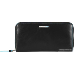 Кошелек женский Piquadro Blue Square PD3229B2/N черный натур.кожа