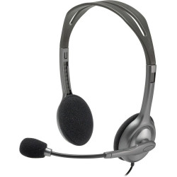 Наушники с микрофоном Logitech Stereo Headset H110, гибкий микрофон, 1.8м, черный