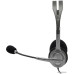 Наушники с микрофоном Logitech Stereo Headset H110, гибкий микрофон, 1.8м, черный