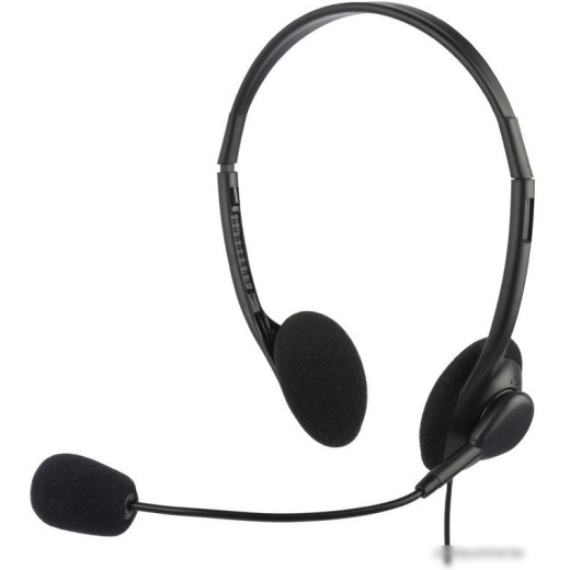 Наушники с микрофоном OKLICK HS-M143VB, накладные, черный