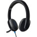 Наушники с микрофоном LOGITECH USB Headset H540, 981-000480, накладные, черный