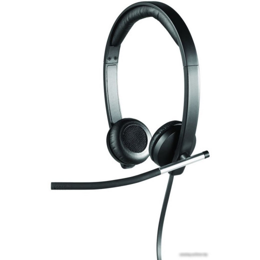 Наушники с микрофоном LOGITECH H650E, 981-000519, накладные, черный
