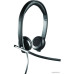 Наушники с микрофоном LOGITECH H650E, 981-000519, накладные, черный