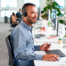Наушники с микрофоном Logitech Stereo Headset 960, гибкий микрофон, 2.4м, USB, черный
