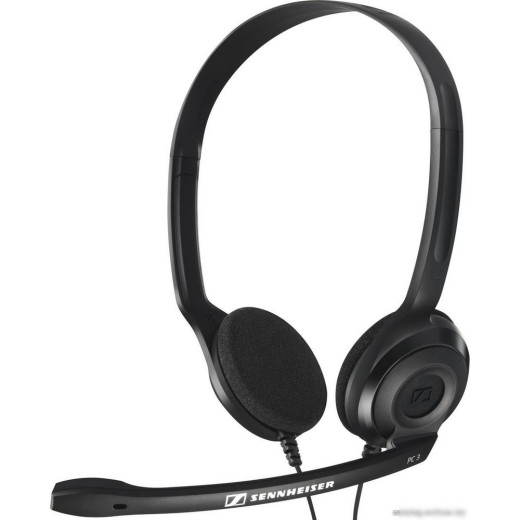 Наушники с микрофоном Sennheiser PC 3 CHAT черный (2м) накладные