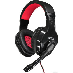 Наушники с микрофоном Oklick HS-L320G черный (2.2м) мониторы (оголовье)
