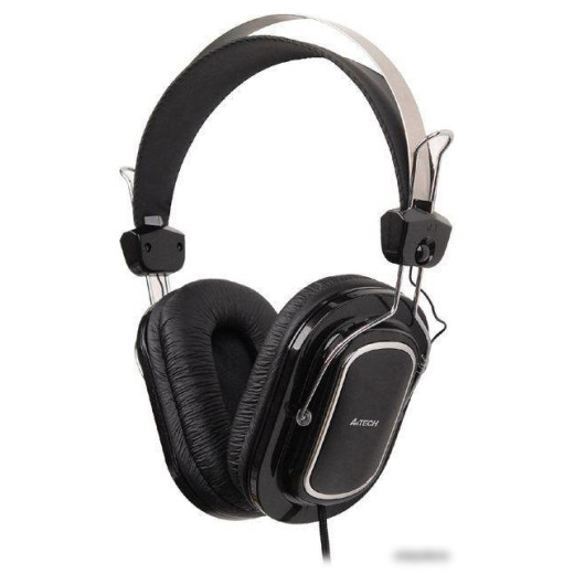 Наушники с микрофоном A4 HS-50 черный 2.5м мониторы оголовье