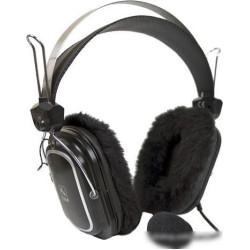 Наушники с микрофоном A4 HS-60 черный 2.5м мониторы оголовье
