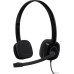 Наушники с микрофоном Logitech H151 черный 1.8м накладные оголовье (981-000589)