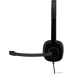 Наушники с микрофоном Logitech H151 черный 1.8м накладные оголовье (981-000589)