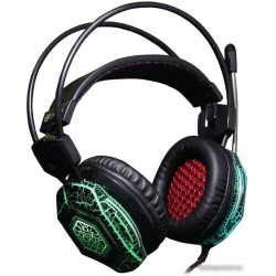 Наушники с микрофоном Oklick HS-L500G TOXIC черный 2.2м мониторы оголовье (HS-L500G)