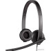 Наушники с микрофоном Logitech H570e Stereo черный 2.1м мониторы оголовье (981-000575)