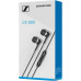 Гарнитура вкладыши Sennheiser CX 80S 1.2м черный проводные в ушной раковине (508896)