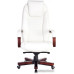 Кресло руководителя Бюрократ T-9923WALNUT/IVORY слоновая кость кожа крестовина дерево