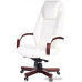 Кресло руководителя Бюрократ T-9923WALNUT/IVORY слоновая кость кожа крестовина дерево