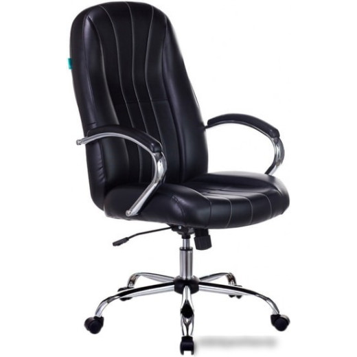 Кресло руководителя Бюрократ T-898SL/BLACK черный искусственная кожа крестовина хром