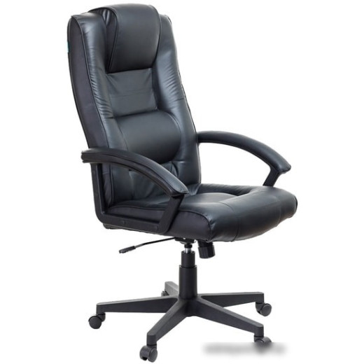 Кресло руководителя Бюрократ T-9906N/BLACK черный кожа