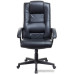 Кресло руководителя Бюрократ T-9906N/BLACK черный кожа