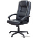 Кресло руководителя Бюрократ T-9906N/BLACK черный кожа