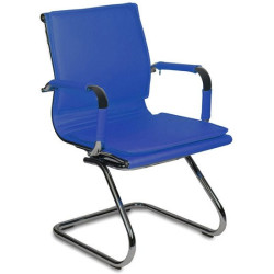Кресло Бюрократ CH-993-Low-V/blue низкая спинка синий искусственная кожа