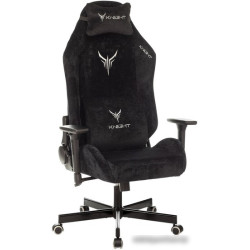 Кресло игровое Knight N1 Fabric черный Light-20 с подголов. крестовина металл