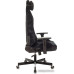 Кресло игровое Knight N1 Fabric черный Light-20 с подголов. крестовина металл