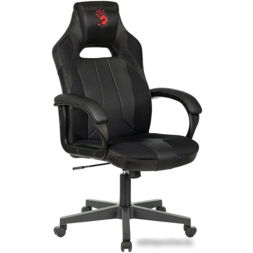 Кресло игровое A4Tech Bloody GC-200, черный, эко.кожа, крестовина пластик (500873)