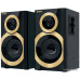 Акустическая система SVEN SPS-619 GOLD, черный + золотой