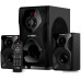 Колонки Sven MS-2055, 2*12,5W+Subwoofer 30W, Bluetooth, FM, LED-дисплей, пульт, USB, SD, черный