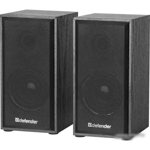 Колонки DEFENDER SPK-240 2.0 black (2x3 Вт, USB пит, раз. д. науш.)