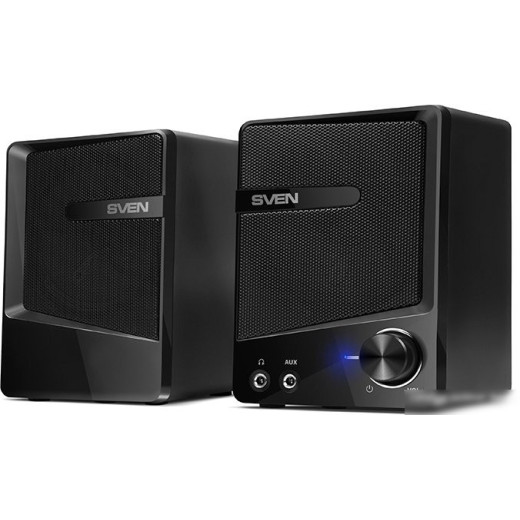 Акустическая система 2.0 SVEN 248 / 6 Watt / 5V USB / Black