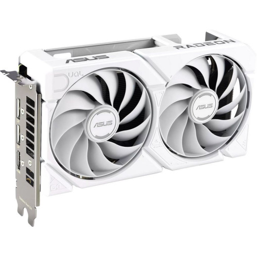 Видеокарта ASUS Dual Radeon RX 9060 XT 16GB GDDR6 White Edition DUAL-RX9060XT-16G-WHITE