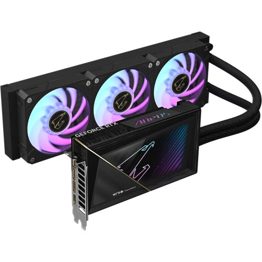 Видеокарта Gigabyte Aorus GeForce RTX 5080 Xtreme Waterforce 16G GV-N5080AORUSX W-16GD