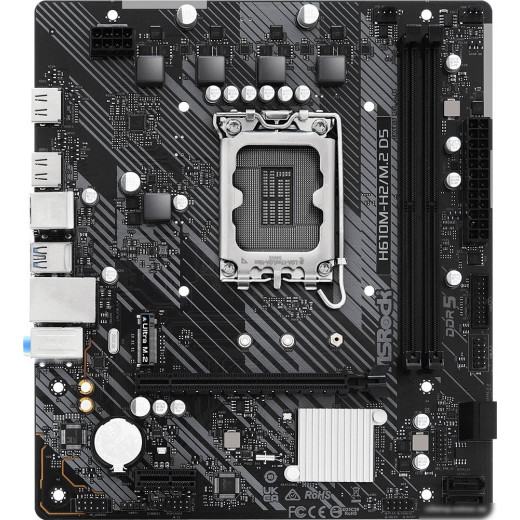 Материнская плата ASRock H610M-H2/M.2 D5
