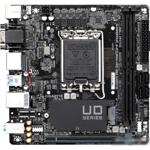 Материнская плата Gigabyte H610I (rev. 1.0)