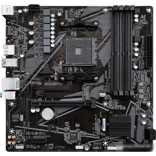 Материнская плата Gigabyte B550M K (rev. 1.1)