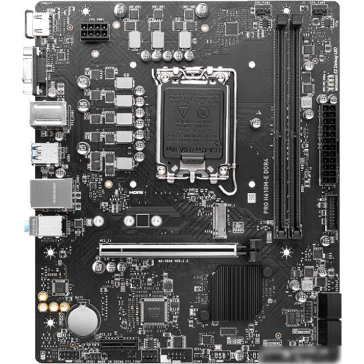 Материнская плата MSI PRO H610M-E DDR4