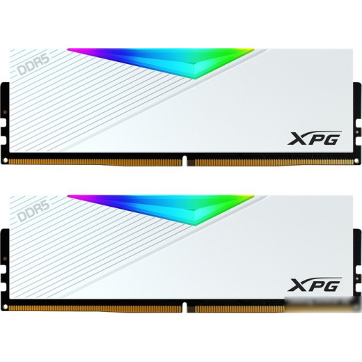 Оперативная память ADATA XPG Lancer RGB 2x32ГБ DDR5 6400МГц AX5U6400C3232G-DCLARWH