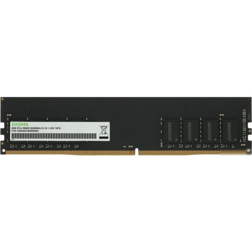 Оперативная память Digma 8ГБ DDR4 3600 МГц DGMAD43600008S