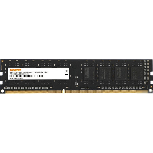 Оперативная память Digma 4ГБ DDR3 1600 МГц DGMAD31600004S