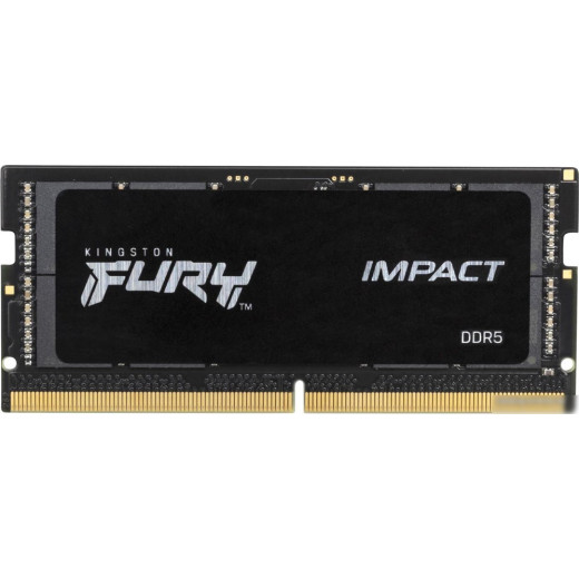 Оперативная память Kingston FURY Impact 16ГБ DDR5 SODIMM 6400 МГц KF564S38IB-16