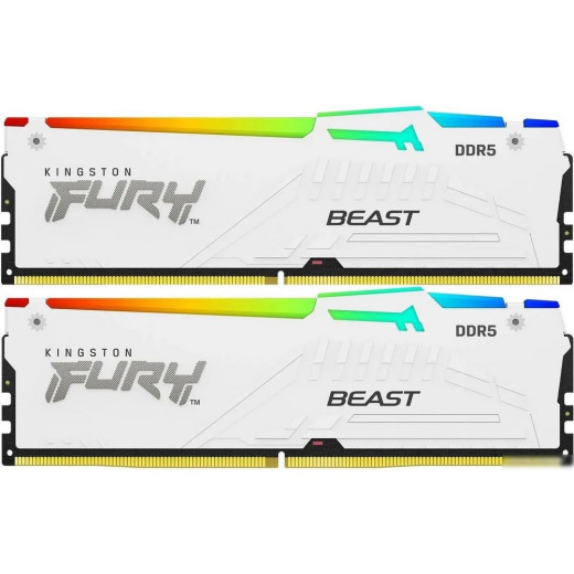 Оперативная память Kingston FURY Beast RGB 2x16ГБ DDR5 5600 МГц KF556C40BWAK2-32