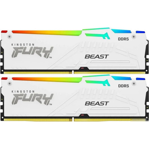 Оперативная память Kingston FURY Beast RGB 2x16ГБ DDR5 6000 МГц KF560C36BWE2AK2-32