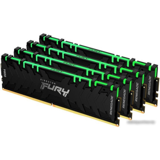 Оперативная память Kingston FURY Renegade RGB 4x32GB DDR4 PC4-28800 KF436C18RBAK4/128